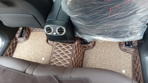 Thảm lót sàn ô tô 5D 6D Mercedes GLC may thủ công sang trọng